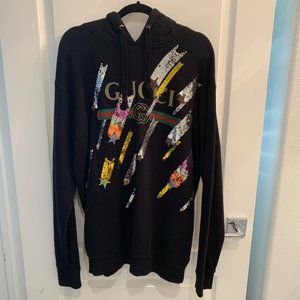 Gucci Shooting Star Glitter Hoodie